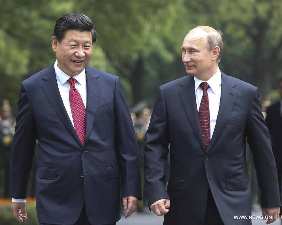 الرئيس الصيني يجري محادثات مع نظيره الروسي 
