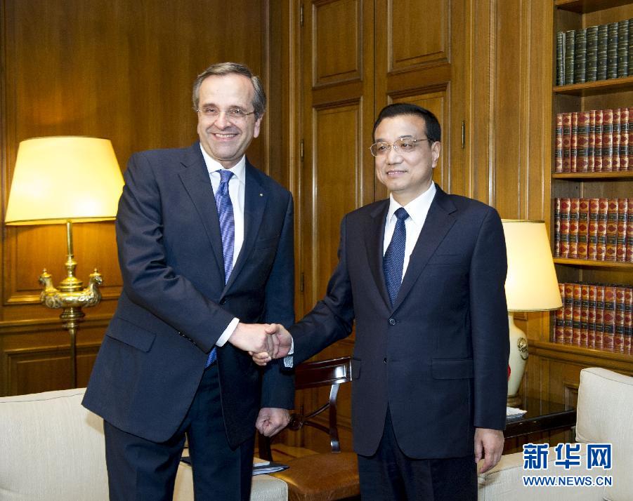 رئيسا الوزراء الصيني واليوناني يجتمعان لتعزيز العلاقات والتعاون