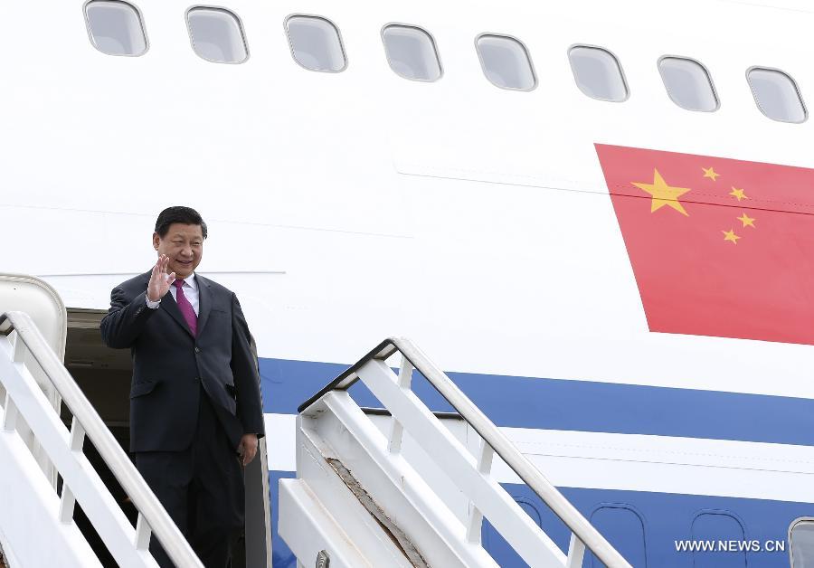الرئيس الصيني يصل إلى البرازيل لحضور قمة البريكس