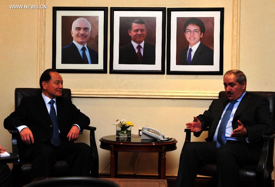 مبعوث الصين لعملية السلام يبحث مع وزير الخارجية الأردني الوضع في غزة 