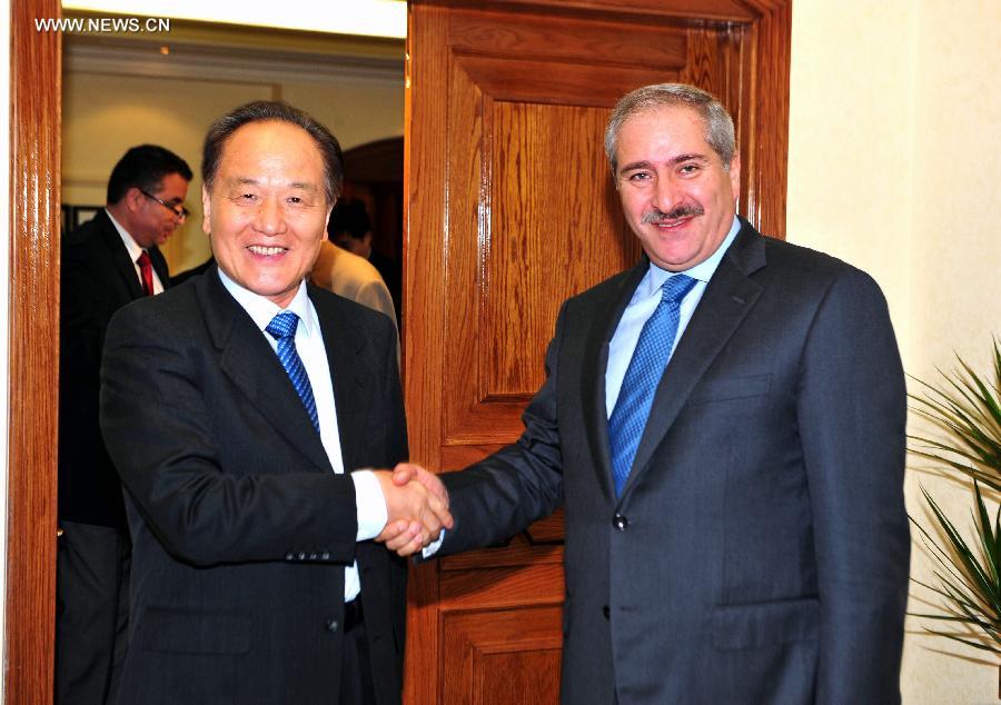 مبعوث الصين لعملية السلام يبحث مع وزير الخارجية الأردني الوضع في غزة 