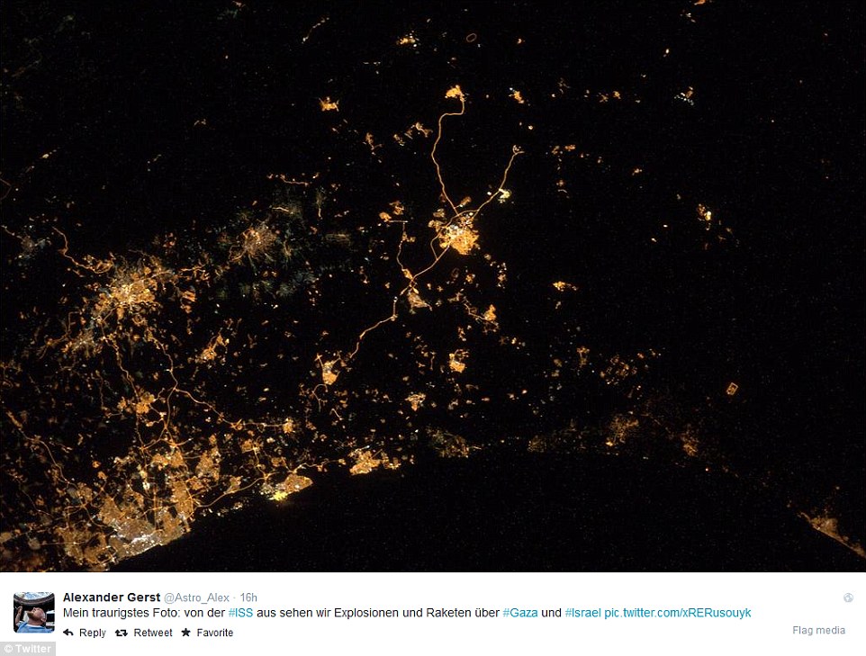 صور فضائية للهجمات الإسرائيلية على قطاع غزة 