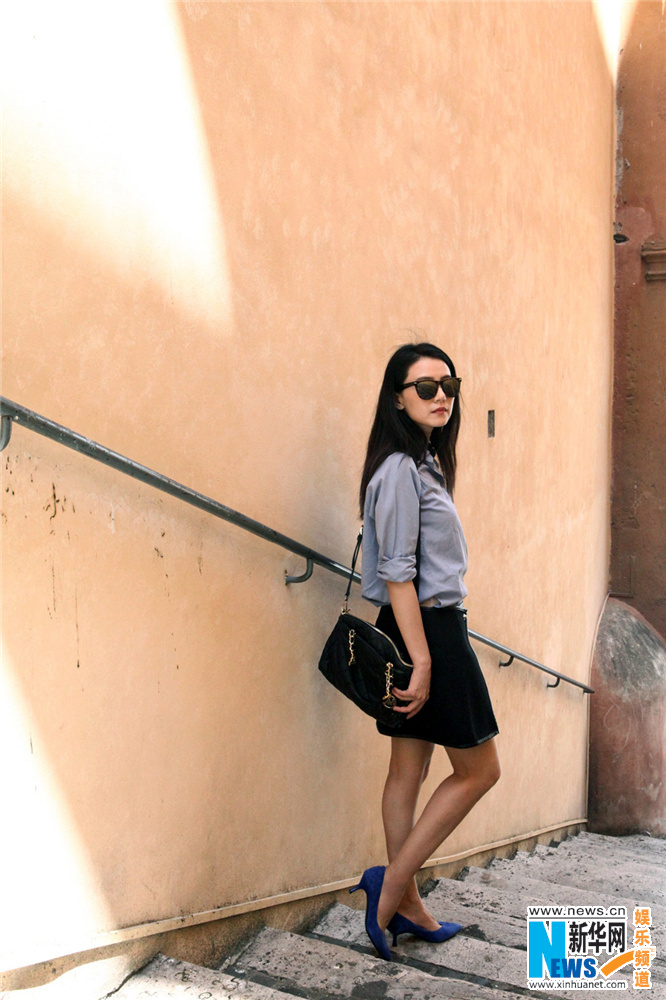 البوم صور ممثلة صينية قاو يوان يوان في اوربا