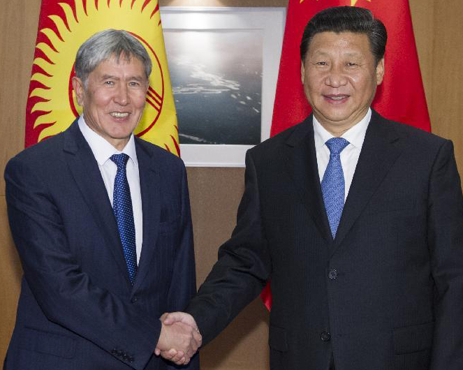 شي جين بينغ: الصين تعزز التعاون مع قرغيزستان فى مكافحة الارهاب