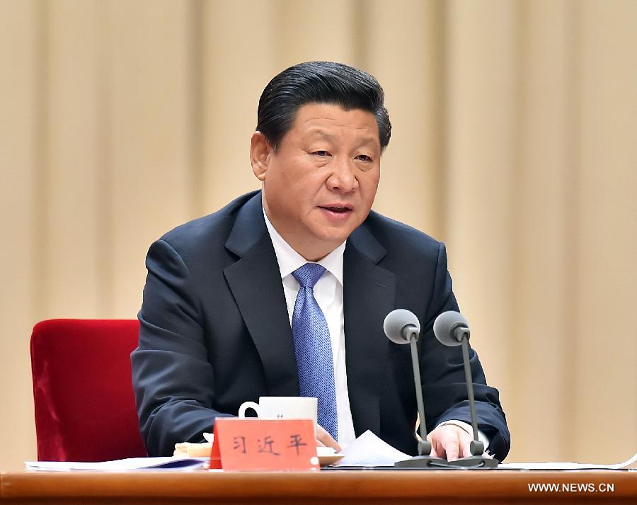 الرئيس الصيني يقول إن حملة خط الجماهير مجرد بداية
