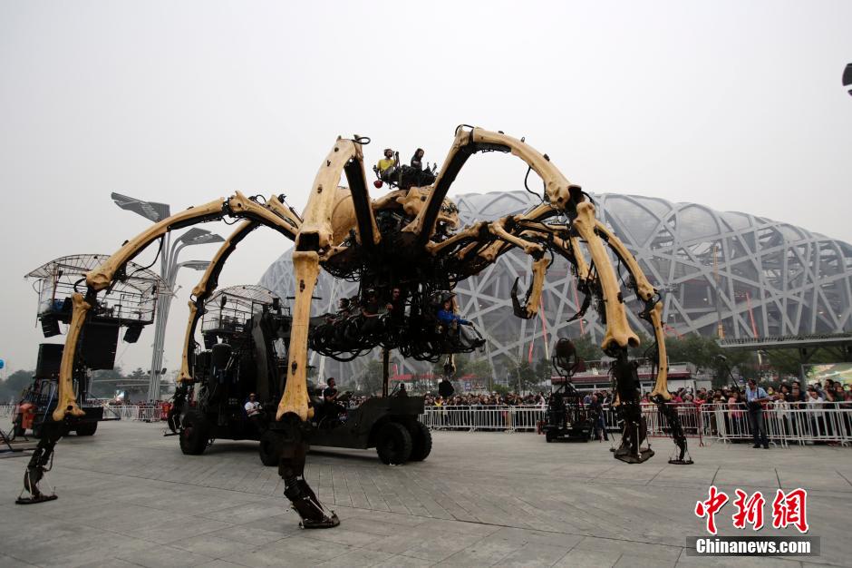 حرب بين "حيوان إلهي فرنسي" و" عنكبوت عملاق" تعرض في بكين