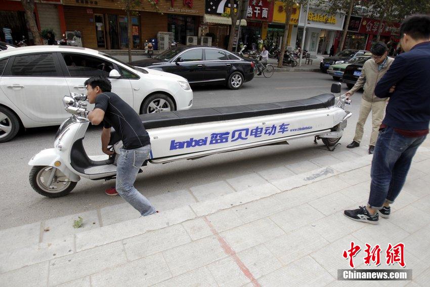 طلب ادراج الدراجة الكهربائية الصينية بطول 4.7 أمتار على قائمة غينيس