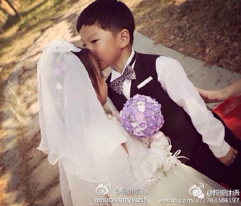 "حفل زفاف" جماعي للأطفال يثير جدلا كبيرا فى الصين