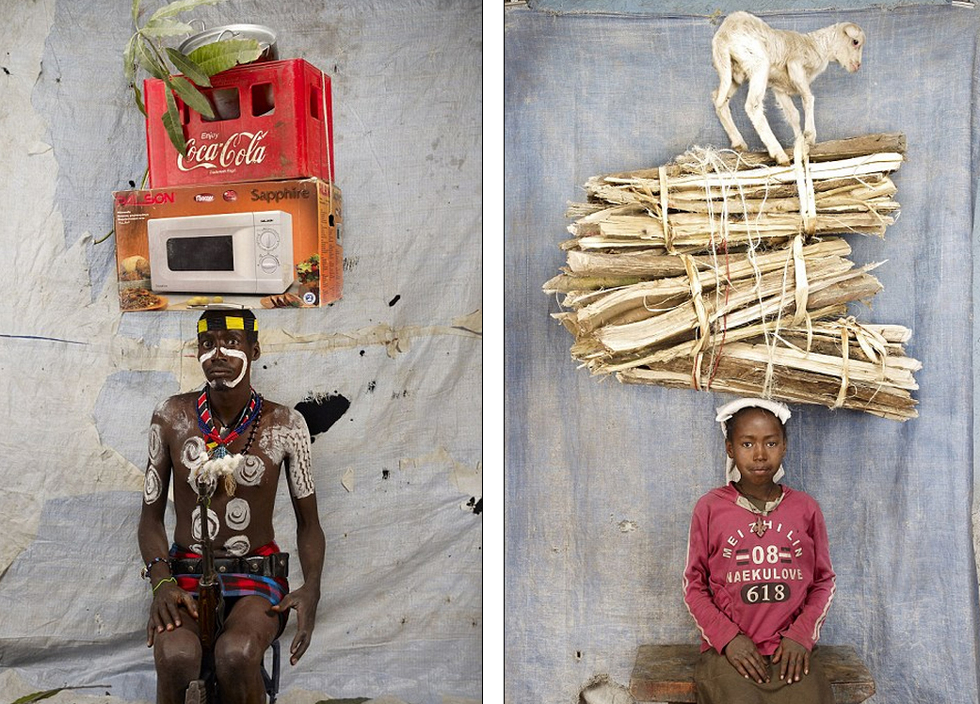 الناس القادرون على رفع أشياء ثقيلة على رؤوسهم في العالم