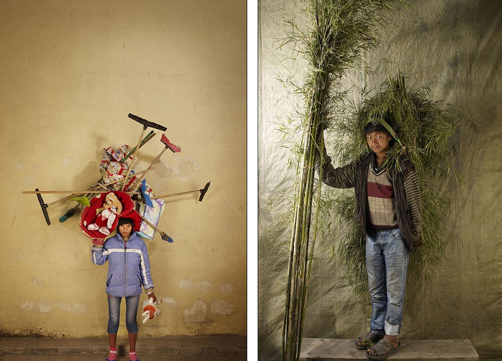 الناس القادرون على رفع أشياء ثقيلة على رؤوسهم في العالم