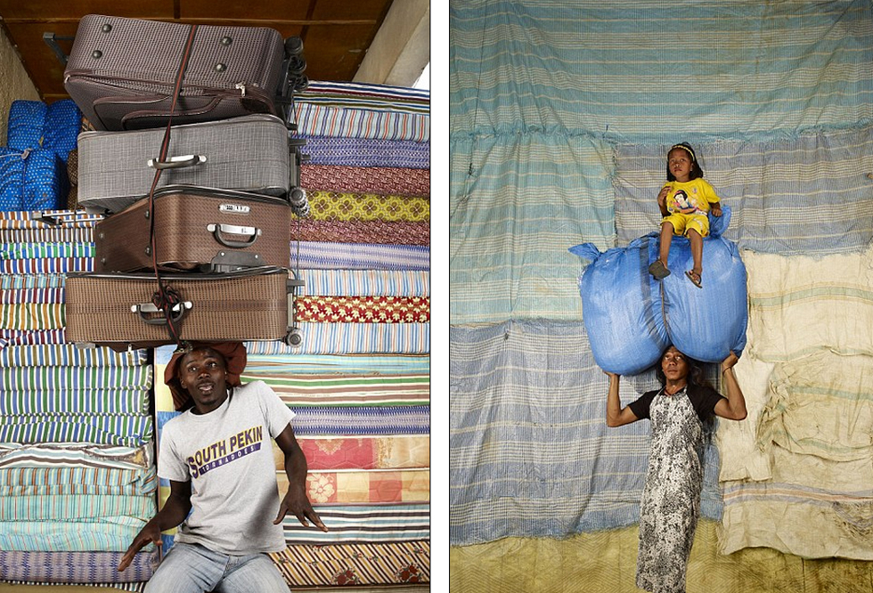 الناس القادرون على رفع أشياء ثقيلة على رؤوسهم في العالم