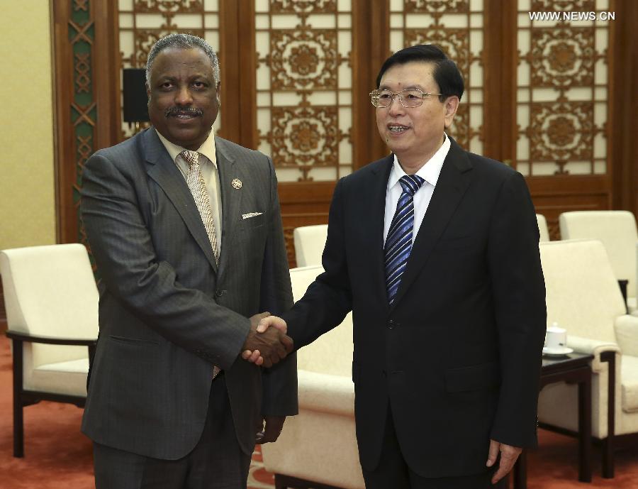 كبير المشرعين الصينيين يجتمع مع رئيس مجلس النواب الإثيوبى