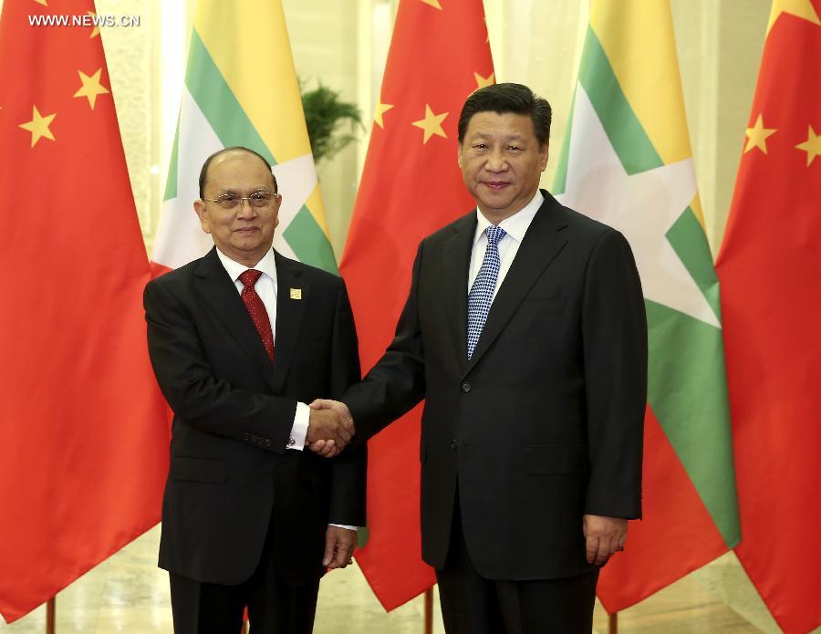 الرئيس الصيني يؤكد التعاون مع ميانمار