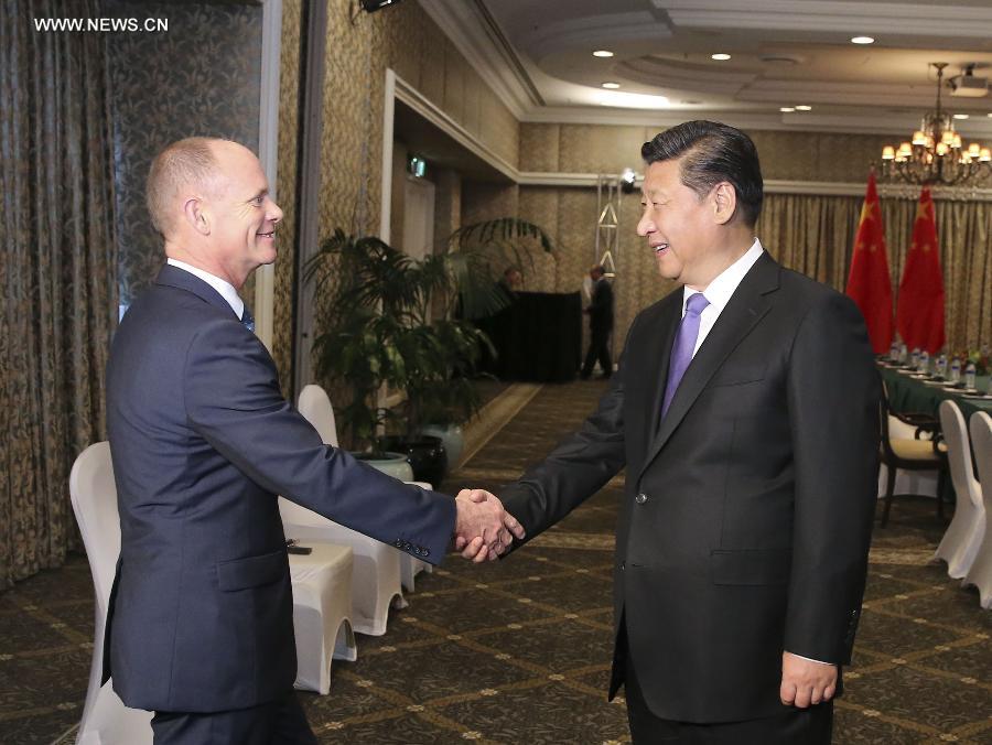 شي يدعو كوينزلاند للقيام بدور أكبر في تعزيز العلاقة بين الصين واستراليا