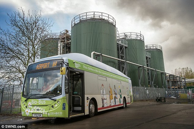 أول حافلة بيئية بريطانية تستعمل وقود مصنع من فضلات الإنسان 
