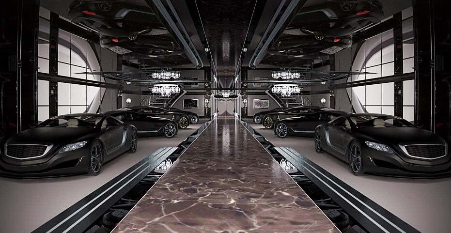 يخت فاخر جدا.. شكله يشبه "باتمان"