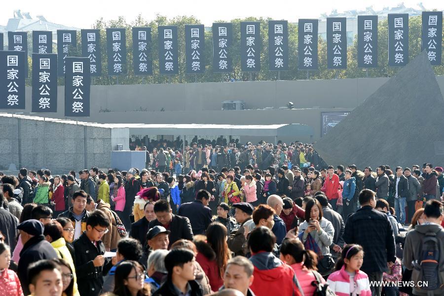 متحف مذبحة نانجينغ يستقبل عددا قياسيا من الزوار