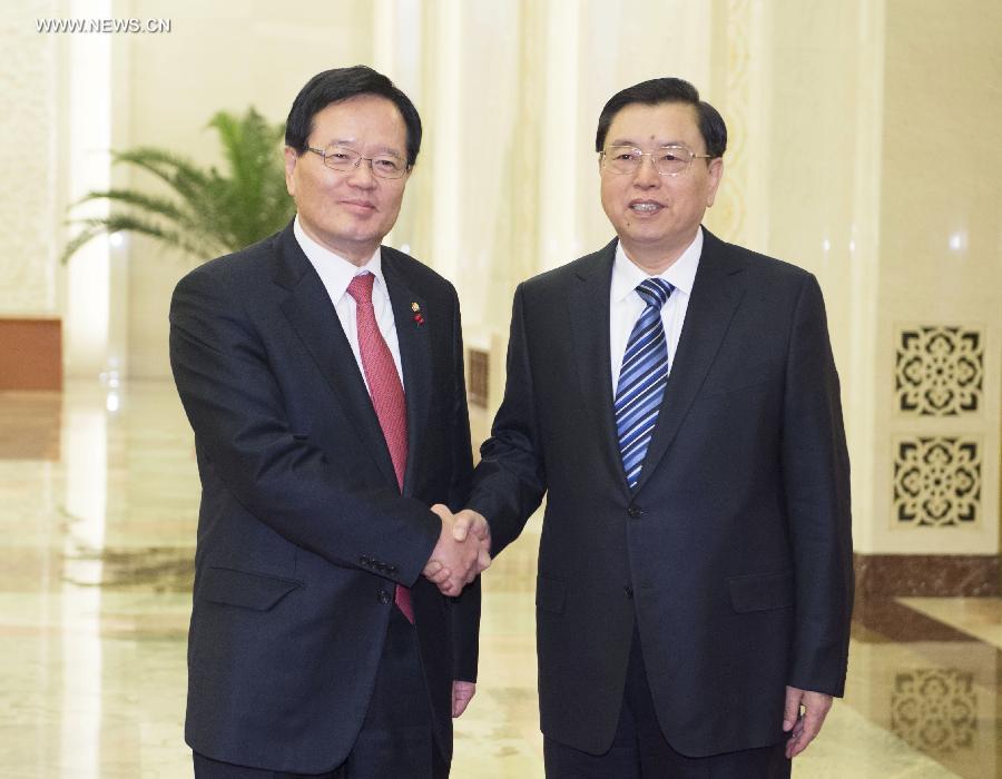 الصين وجمهورية كوريا تتعهدان بإقامة علاقات تشريعية اوثق