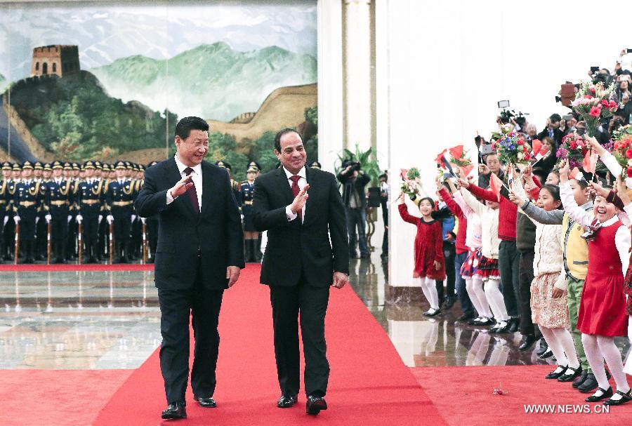 الصين ومصر ترفعان العلاقات الثنائية إلى شراكة استراتيجية شاملة 