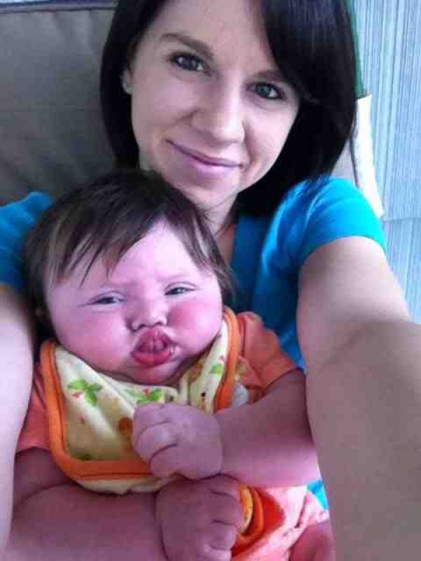 تعابير وجه ظريفة جدا للأطفال