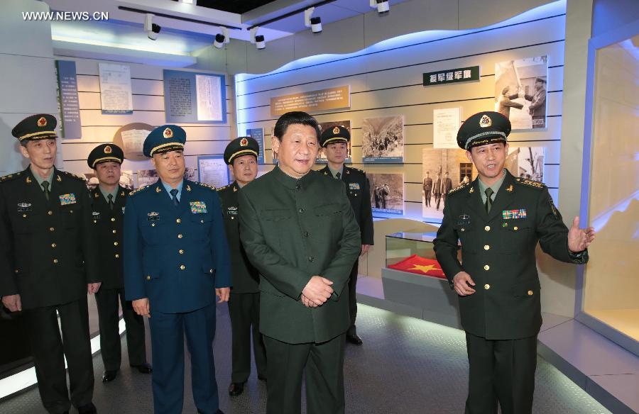 الرئيس الصيني يشدد على تقوية الوحدات على مستوى القاعدة فى بناء جيش أقوى