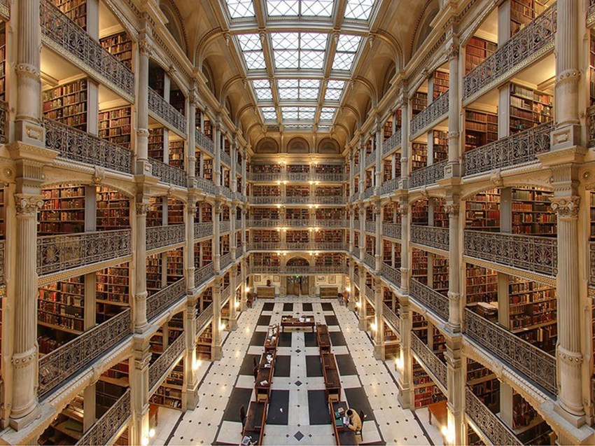مكتبة جورج بيبودي ـ ولاية ماريلاند الأمريكية
