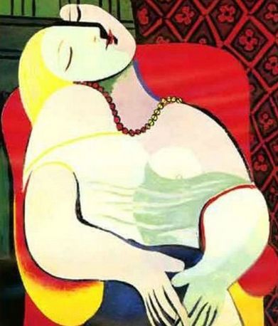 لوحة "حلم" للفنان الإسباني بابلو بيكاسو