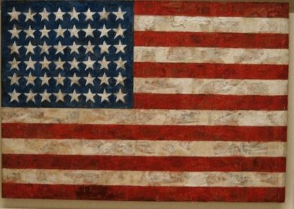 لوحة "علم" للفنان الأمريكي جاسبر جونز