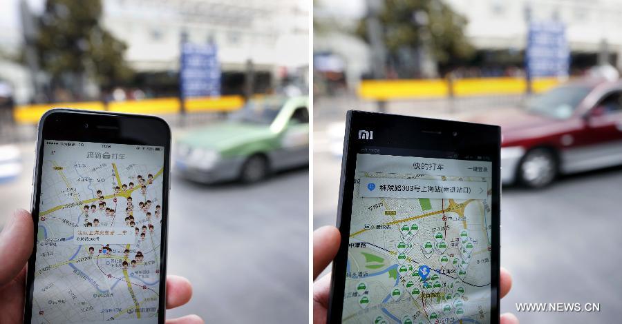 اندماج اكبر تطبيقين لطلب سيارات الأجرة في الصين