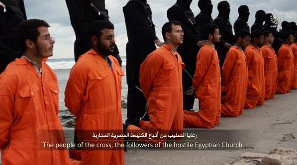 تقرير إخباري: السيسي يتوعد بالقصاص من داعش بعد ذبح 21 قبطيا مصريا في ليبيا