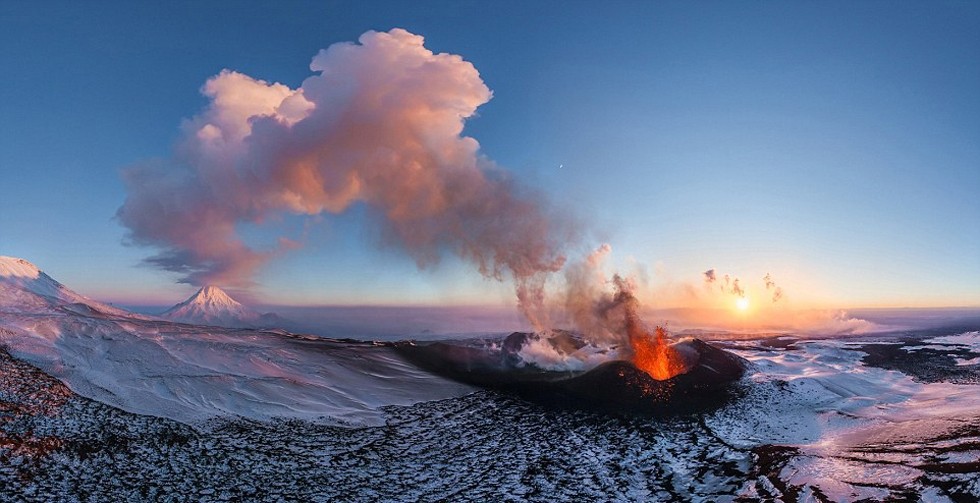 شبه جزيرة كامتشاتكا في روسيا