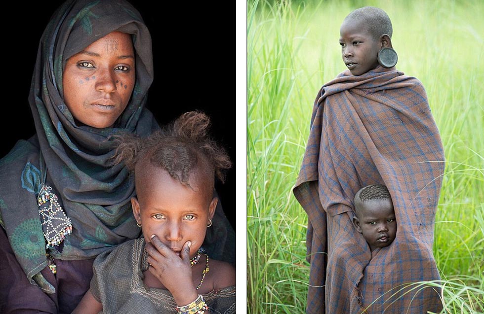 الجمال الافريقي الاصيل .. مصور بريطاني يلتقط صورا لوجوه السكان الأصليين في القارة السمراء
