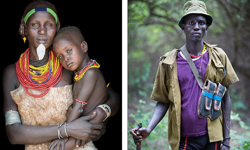 الجمال الافريقي الاصيل .. مصور بريطاني يلتقط صورا لوجوه السكان الأصليين في القارة السمراء