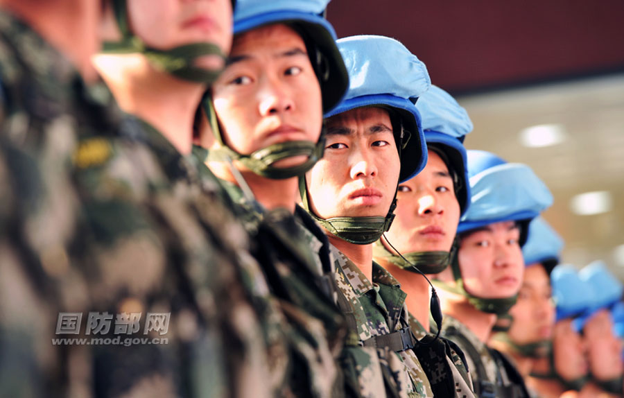 الصين ترسل اخر فريق من كتيبة المشاة لحفظ السلام إلى جنوب السودان