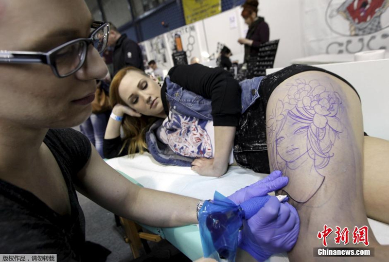 ليوبليانا تجذب عشاق فنون الوشم