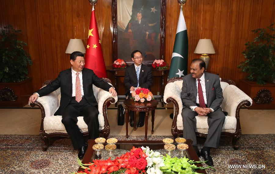 الرئيس الصيني يقول إن ثقته تتزايد في العلاقات الصينية الباكستانية