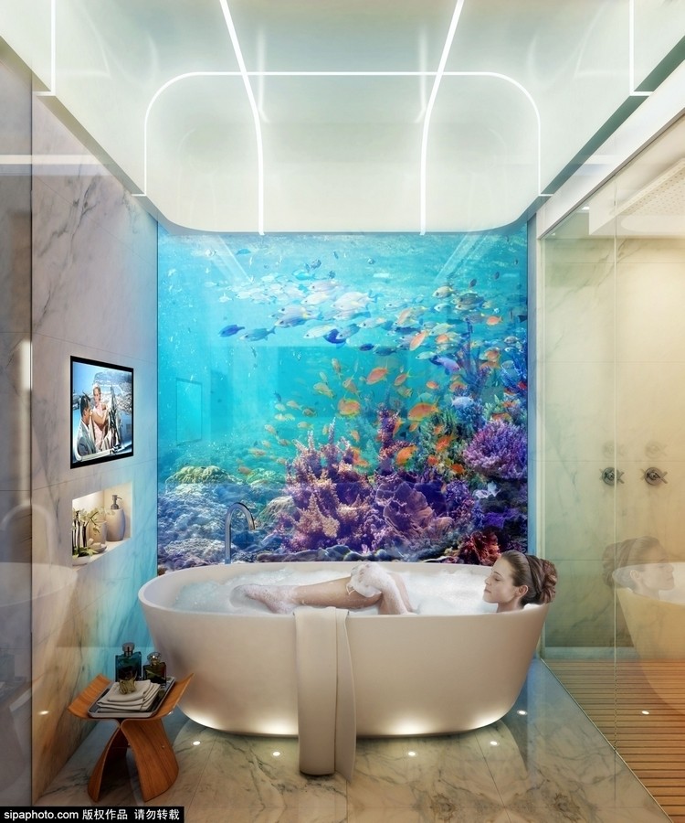 دبي تبني فيلات فاخرة مطلة على أعماق البحر