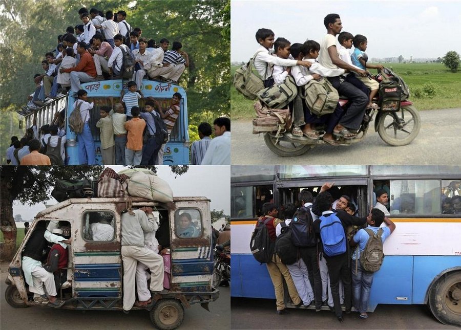 اكتشاف العالم- الهند تشهد أوضاع حركة مرور خطيرة