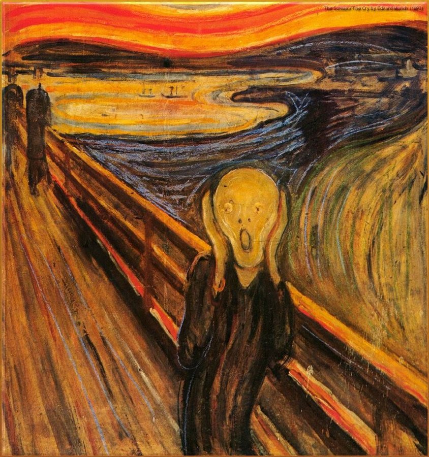 لوحة "الصرخة" لإدوارد مونش، بيعت بسعر حوالي 120 مليون دولار.