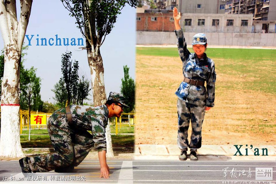 قصة حب جندي وجندية، فرقهما العمل وجمعهما "الفوتوشوب"