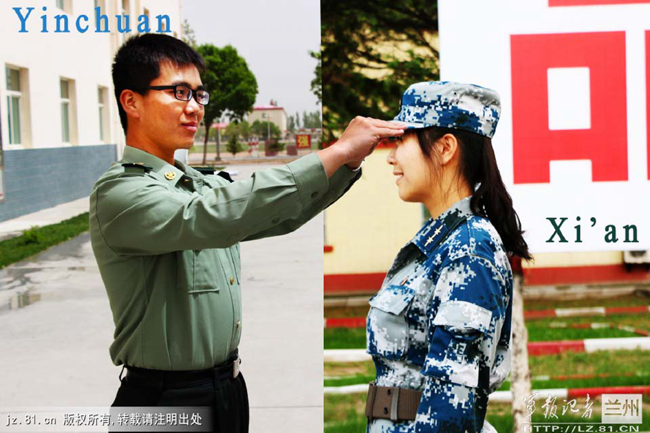 قصة حب جندي وجندية، فرقهما العمل وجمعهما "الفوتوشوب"