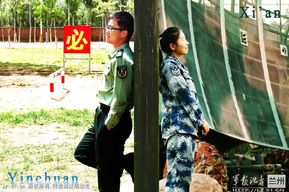 قصة حب جندي وجندية، فرقهما العمل وجمعهما "الفوتوشوب"