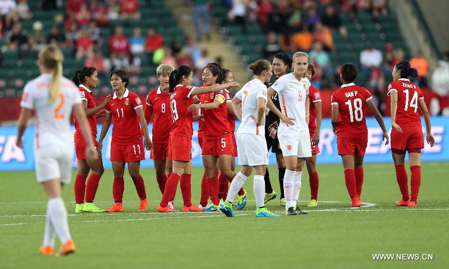 المنتخب الصيني يهزم المنتخب الهولندي في كأس العالم لكرة القدم للنساء