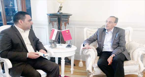 سفير مصر فى بكين :توافق مصرى - صينى على مكافحة الإرهاب وضرورة إصلاح مجلس الأمن