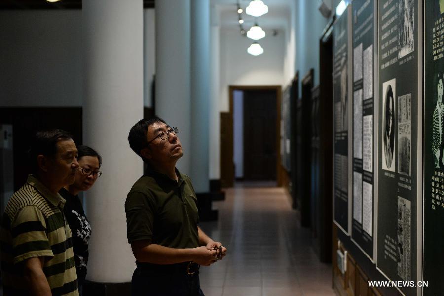 المتحف التذكاري للمستشهدين في شمال غربي الصين يستقبل يوم ذكرى استسلام اليابان بلا شروط