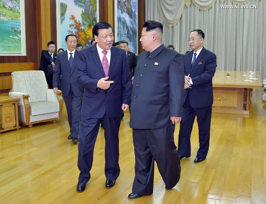 زعيم بارز بالحزب الشيوعي الصيني يلتقي برئيس كوريا الديمقراطية ويسلمه خطابا من شي