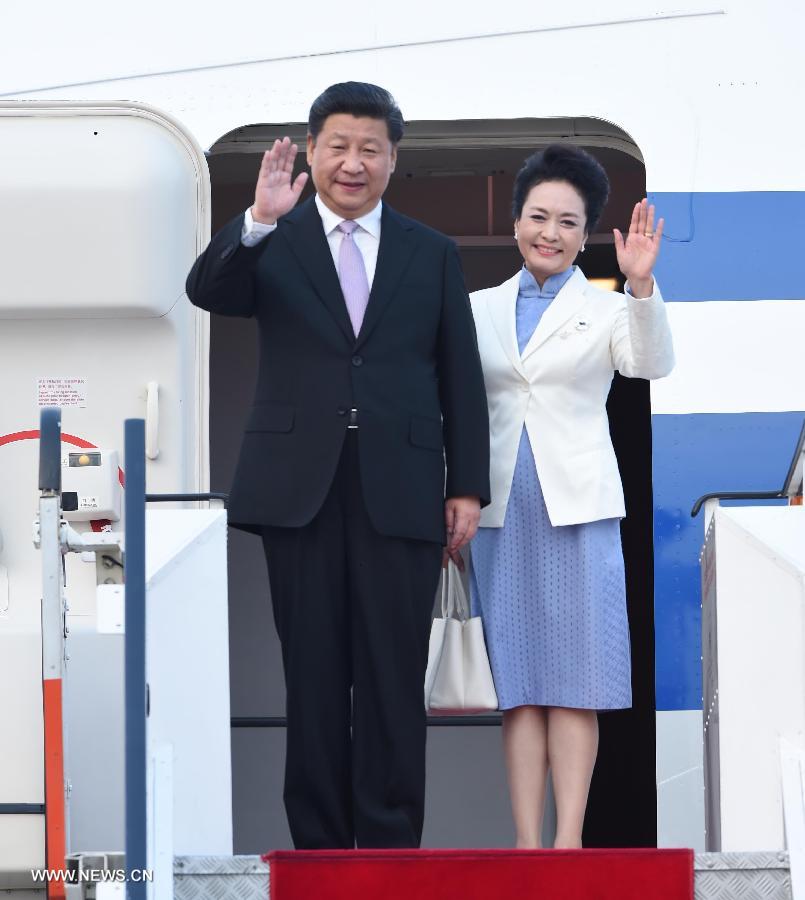 الرئيس الصينى يصل الى سنغافورة فى زيارة دولة