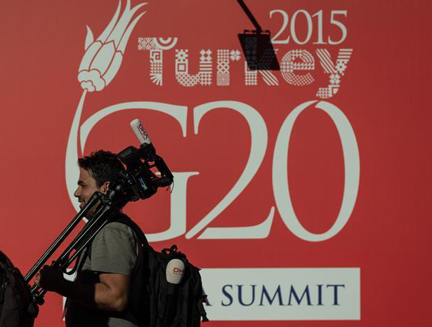 لحظات قبل إقامة قمة مجموعة العشرين في أنطاليا التركية