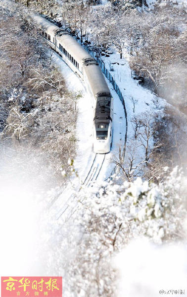 قطار إلى مملكة الثلوج