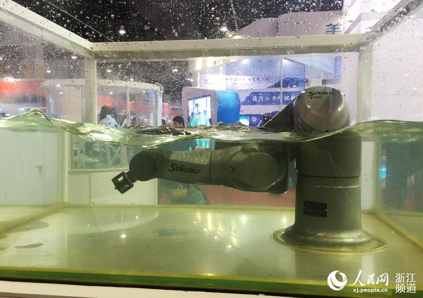 يمكن للروبوت الذي يكون مشغولا في المياه تنظيف المحرك. 